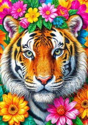 ENJOY Stripes and Flowers Puzzle 1000 Pieces