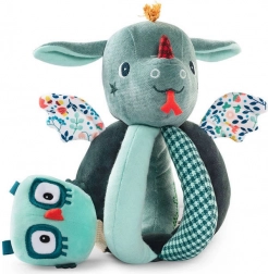 Lilliputiens rammelaar en grijpbal draakje Joe 6m+