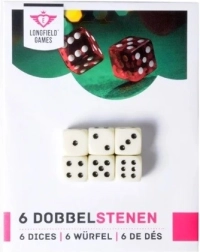 Set van 20 zeszijdige dobbelstenen voor spellen