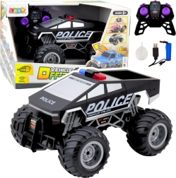 RC Politie Off-Road raceauto zwart 1:16