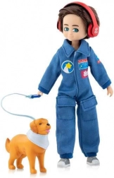Lottie Finn poppetje met hondje en astronaut-accessoires