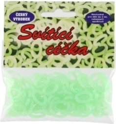 Glow-in-the-dark C-links – plastic set 20 g
