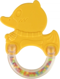 Rammelaar en bijtring in de vorm van een eend