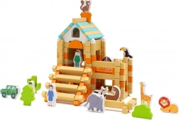 Blocs de construction en bois Montessori Baby Mix