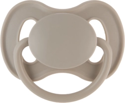 Rubber pacifier cherry NUDE 6–18 m beige