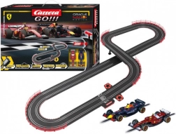 Carrera GO Champion’s Racing racebaan met F1 FERRARI en RED BULL, 4,3 m