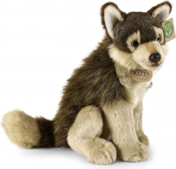 Sitting Plush Wolf 28 cm ECO Friendly – RAPPA