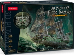 Lichtgevend 3D-puzzel zeilschip Vliegende Hollander, 360 stukjes