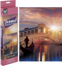 Diamant schilderen GRAFIX Brug Ponte di Rialto 30 × 30 cm