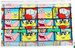 Wegwerpmondkapje voor kinderen met Spongebob in broek-motief