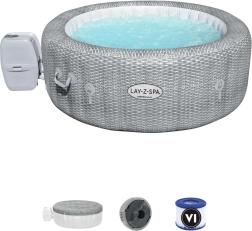 Aufblasbarer Whirlpool LAY-Z-SPA HONOLULU AirJet für 4 Personen mit Abdeckung, Pumpe und Filter