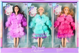 Furry Coat Doll 29 cm – Fashion doll for creative play