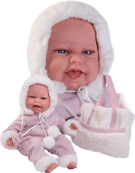 Clara - realistische baby pop met bewegingsfunctie en zacht lichaam