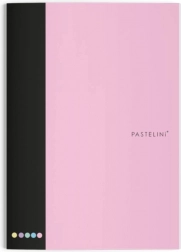 Gelijnd schrift A4 Pastelini roze