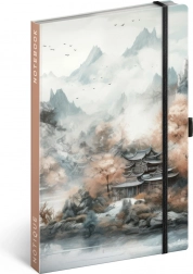 Gelijnd notitieboek Notique Japan 13 × 21 cm