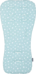 zachte universele kinderwagen-inleg mint stars CHIPOLINO