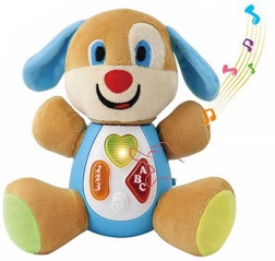 Interactive plush puppy for little ones with effects 22 cm