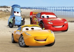 Dino Puzzle Cars 3: Op het strand 24 stukjes