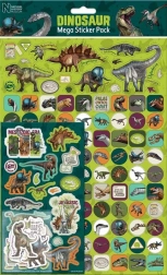 Méga-pack d’autocollants dinosaures