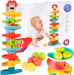 Unterhaltsame Kugelbahn mit Bällen 60 cm