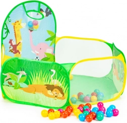 Kindertent met ballen en basketbalring IPLAY