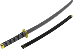 Samurajzwaard met schede