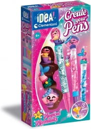 Creatieve set voor het maken van pennen Zeemeerminnen – CLEMENTONI IDEA