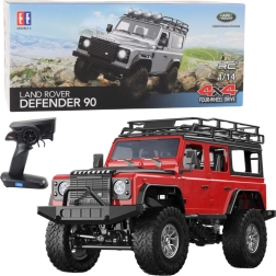 Rc terreinwagen LAND ROVER DEFENDER 90 1:14 rood