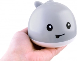 Baleine de bain avec fontaine et lumière changeante – Fontaine