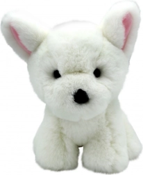 Plush white puppy 27 cm