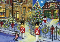 Puzzel Kersthuis 1000 stukjes BLUEBIRD