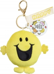 Plush Keychain MR. MEN LITTLE MISS – MR. HAPPY