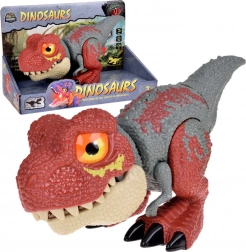 Dinosaure Tyrannosaurus Rex avec parties mobiles et effets sonores et lumineux