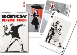 Cartes à jouer avec motifs Banksy par Piatnik