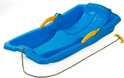 Luge en plastique avec freins Baby Mix Karol bleu