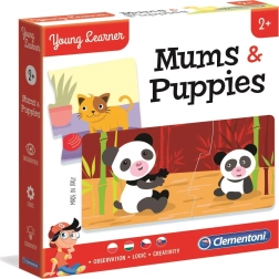 Clementoni Young Learner: mama’s en jongen – puzzel 12×2 stukjes