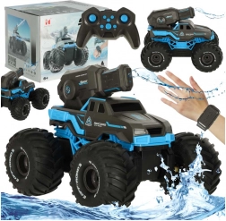 Waterdichte RC auto blauw