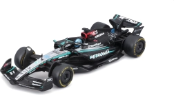 Bburago 1:43 Formule MERCEDES‑AMG F1 W15 George Russell in geschenkdoos
