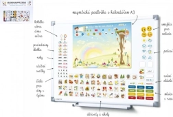 Magnetic Calendar for Kids - Preschool with 114 Magnets