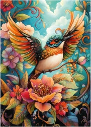 DINO Puzzle Bird XL 500 pieces