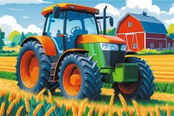 Trefl Puzzle Farmer's Wagon 60 Pieces