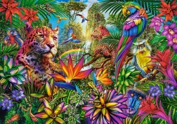 Puzzel Junglemodetrend 500 stukjes CASTORLAND