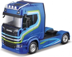 Metalen vrachtwagen Scania 770S 1:43 van BBURAGO – Blauw