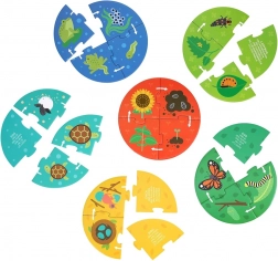 Petit Collage Ontdekker Puzzel Levenscyclus