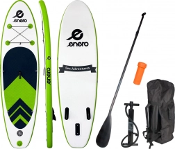Enero paddleboard 275 × 76 × 10 cm groen/zwart/wit