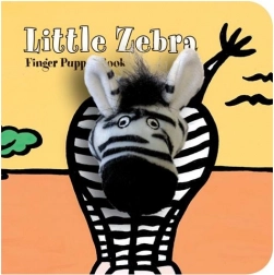 Vingerpopboekje Kleine Zebra