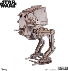 Ugears 3D wooden mechanical model AT-ST walker STAR WARS 1:36