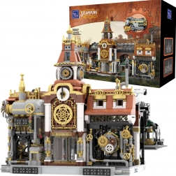 Bouwset PANTASY Steampunk treinstation 2788 onderdelen