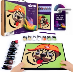 Okto modeling-by-numbers – French Bulldog 29 × 29 cm