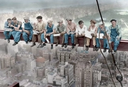 Diamond painting Breakfast in New York 30 × 40 cm